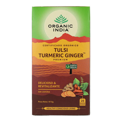 Tulsi Kurkuma Ingwer Bio India 25 Beutel