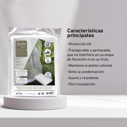 Toile de protection des cultures anti-gel Biotop 4 x 10 m 17 g/m²