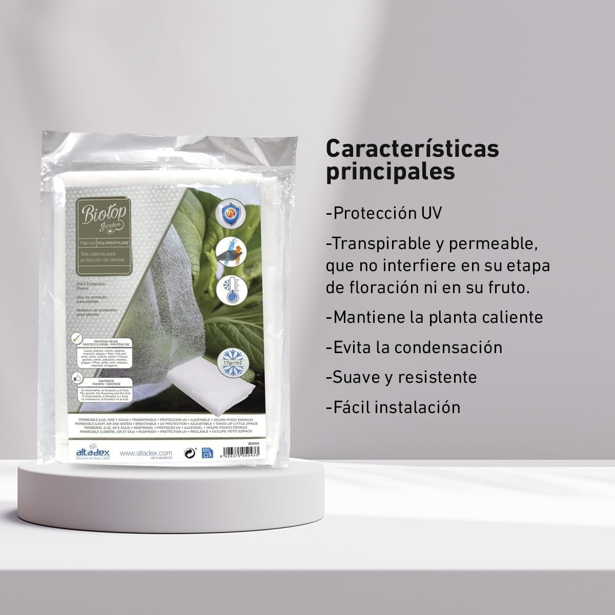 Biotop anti-frost crop protection fabric 4 x 5 m 30 g/m²