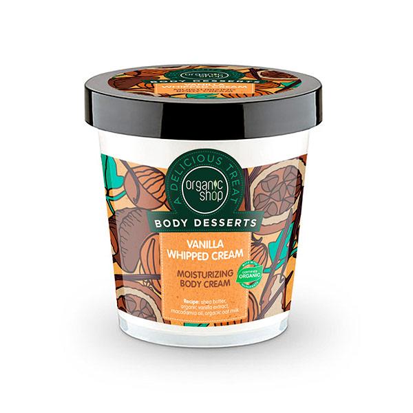 Organic Shop Vanilla Whipped Moisturising Body Cream 450 ml
