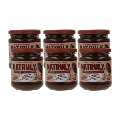 Zestaw 6 sztuk kremu kakaowo-orzechowego Natruly 285 g