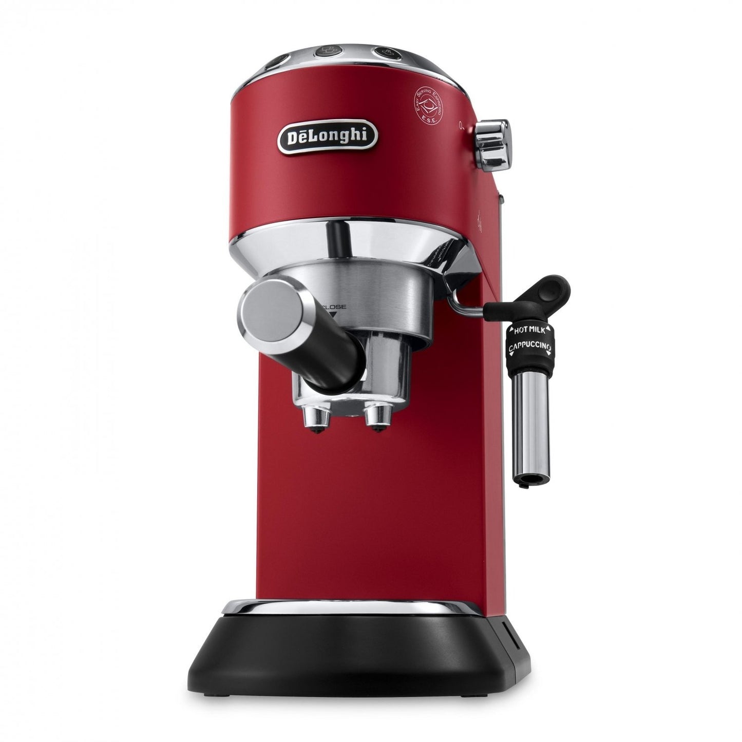 Delonghi Dedica Style Macchina da caffè manuale Espresso e Cappuccino EC685.R rossa
