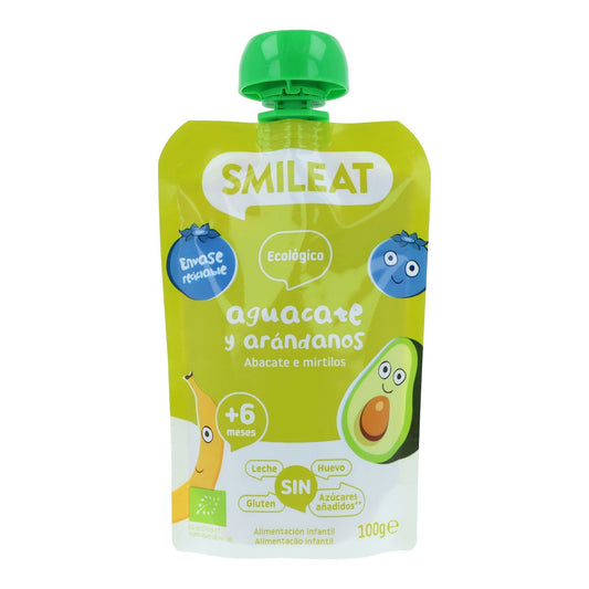 ECO Smileat avocado and blueberry pouch, 100 g