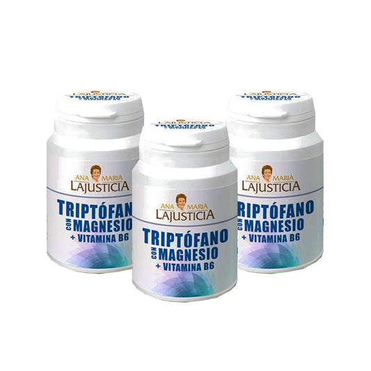 Pack 3 x Triptófano con Magnesio y Vit B6 Ana María LaJusticia, 60 comprimidos