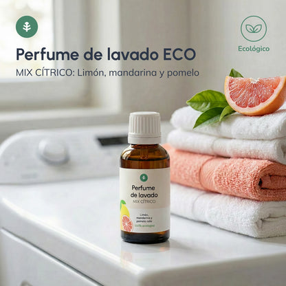 Perfume de Lavado Cítrico Mix Planeta Huerto tapón dropper 30 ml