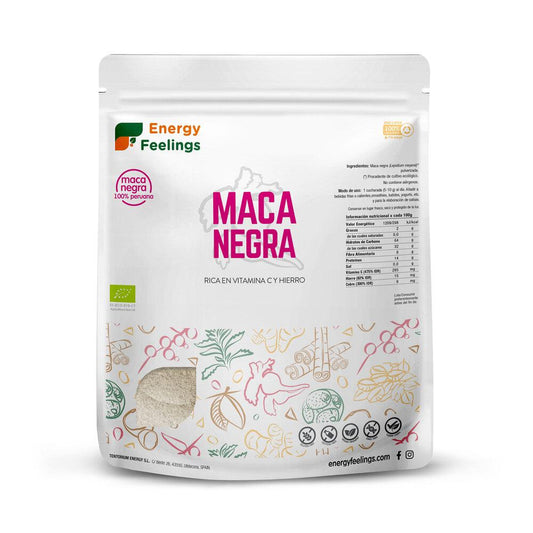 ECO svart maca i pulverform Energy Feelings 200 g
