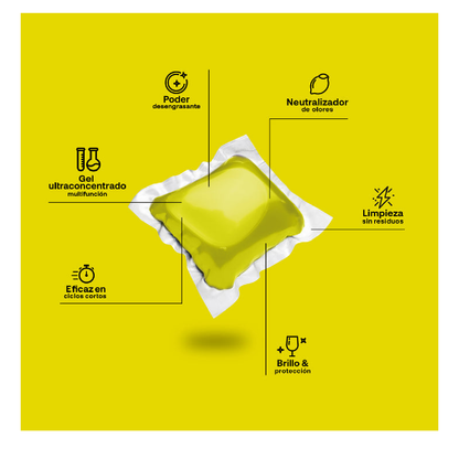 Eco Flopp Gel Dishwasher Detergent 16 capsules