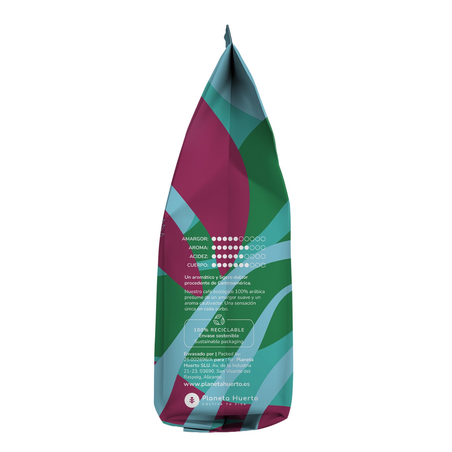Confezione da 2 caffè in grani Eco 100% Arabica Planeta Huerto 1 Kg