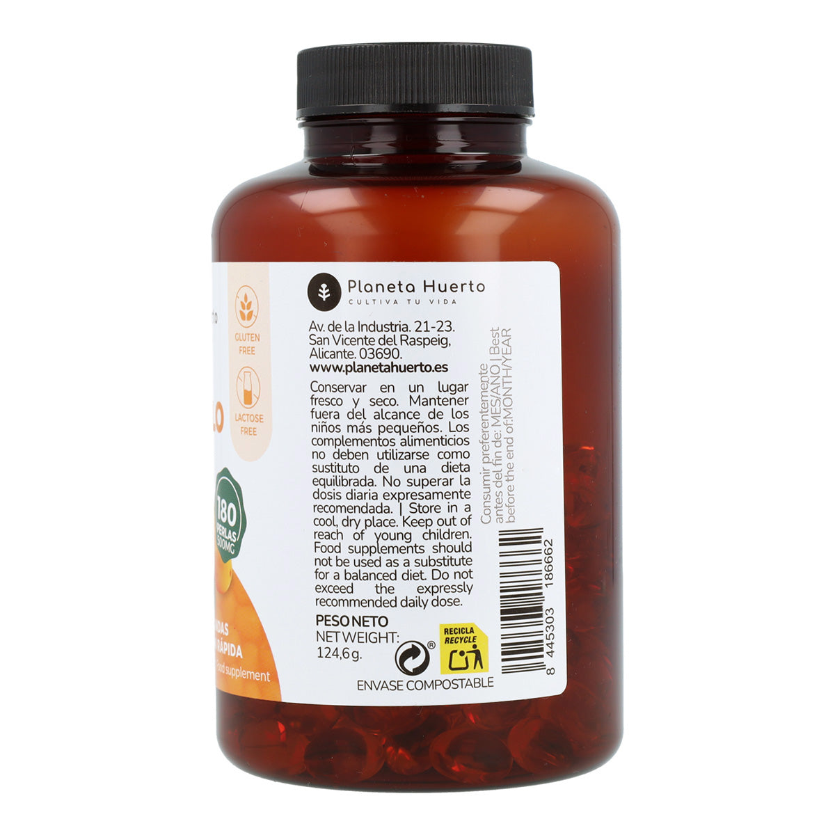 Förpackning 2xOmega 7 Havtorn Planet Orchard 180 pärlor