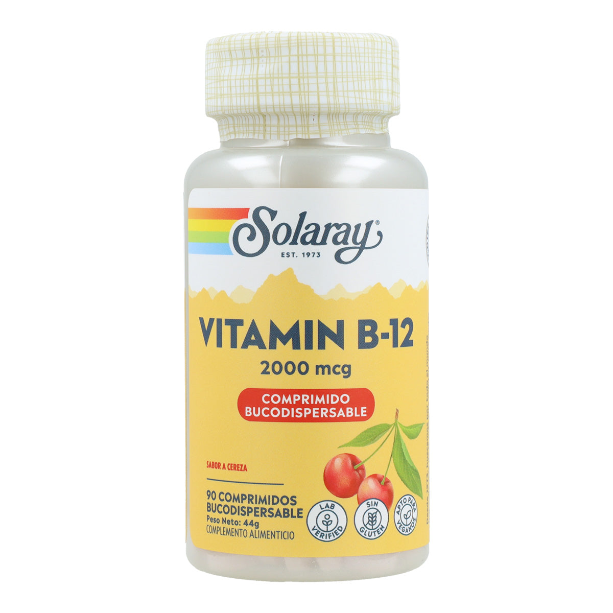 Solaray Vitamine B-12 2000 mcg 90 tabletten