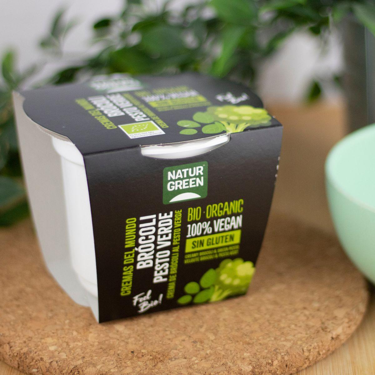 Crema de Brocoli al pesto verde Naturgreen, 310 g