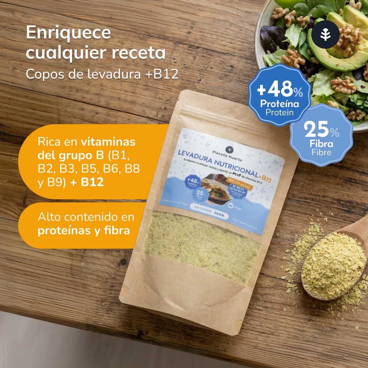 Nutritional Yeast + B12 Planeta Huerto