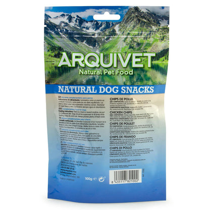 Naturligt hundgodis Kycklingchips  Arquivet  100 g