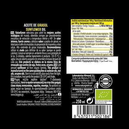 Huile de tournesol Naturgreen 500 ml