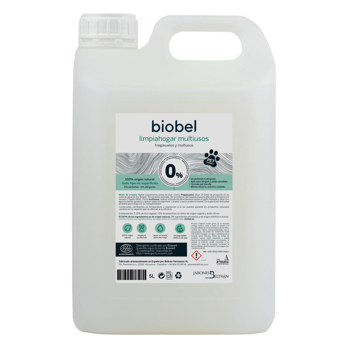 Biobel 0% Konzentrierter Haushaltsreiniger 5L