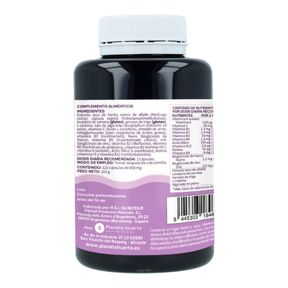 3xHair Booster Pack hår, hud och naglar Planeta Huerto 120 kapslar