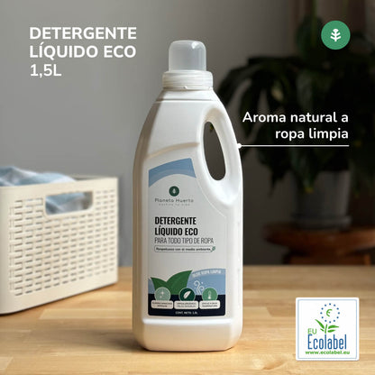 Liquid Laundry Detergent ECO Natural clean laundry scent Planeta Huerto 1,5 Litres