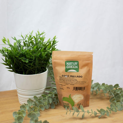 Biologische geraspte kokos Naturgreen 125 g