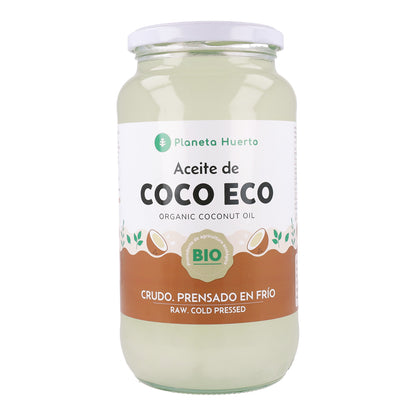 Confezione 3x Olio di cocco vergine ECO Planeta Huerto 1L