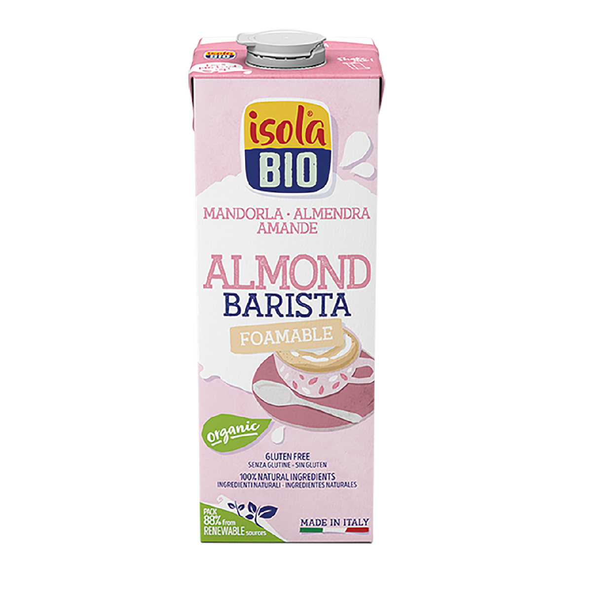 Barista BIO mandeldryck Isola Bio 1 l