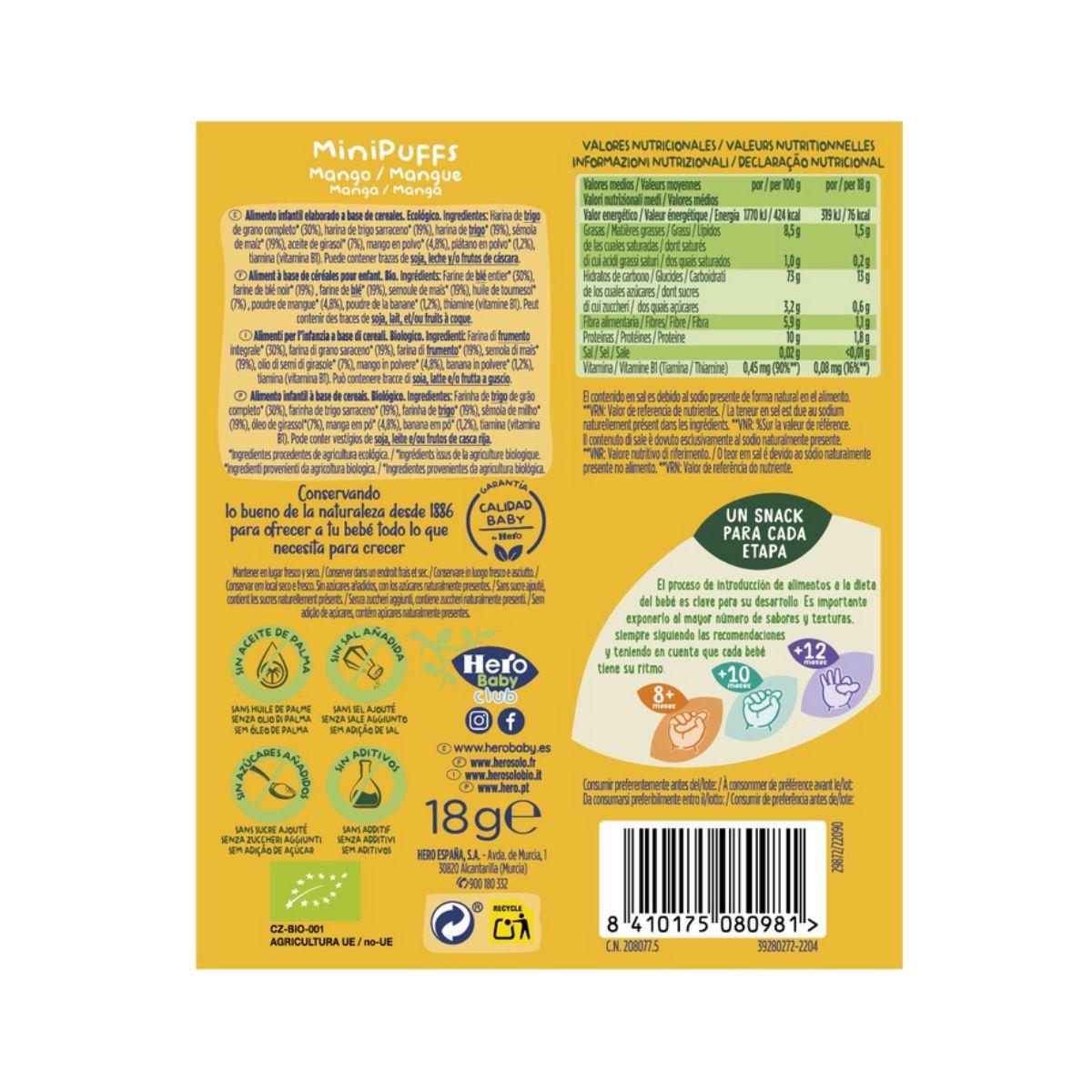 Snack al mango Eco 18 g-Hero Solo