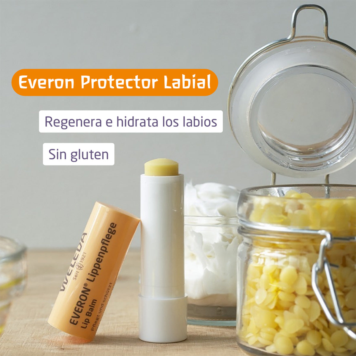 Everon Lip Balm, Weleda, 4.8 g