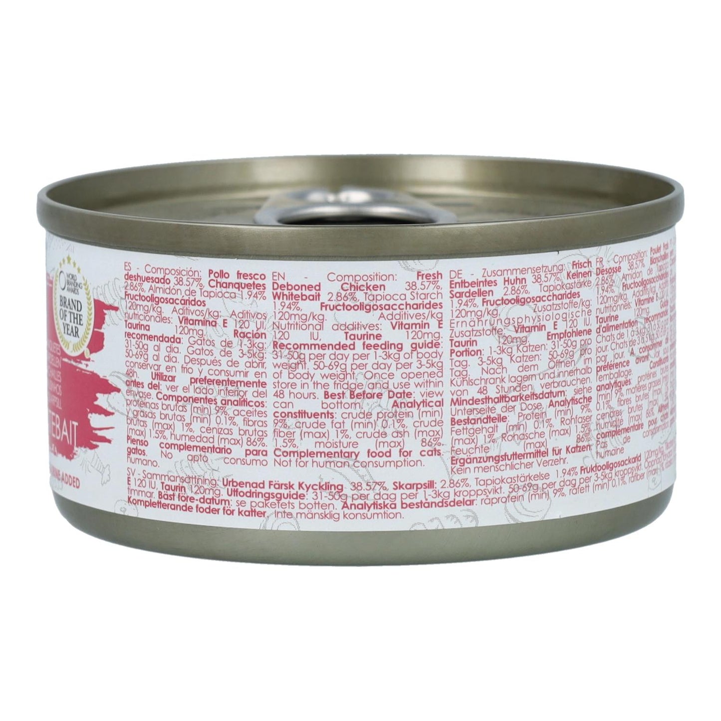 Cat Kit Gravy Tin - Chicken & Anchovy 70 g Wet cat food in sauce