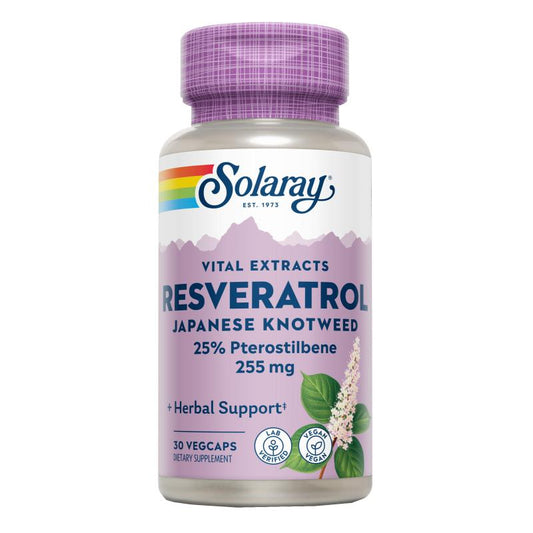 Super Resveratrol 250 mg Solaray, 30 capsules