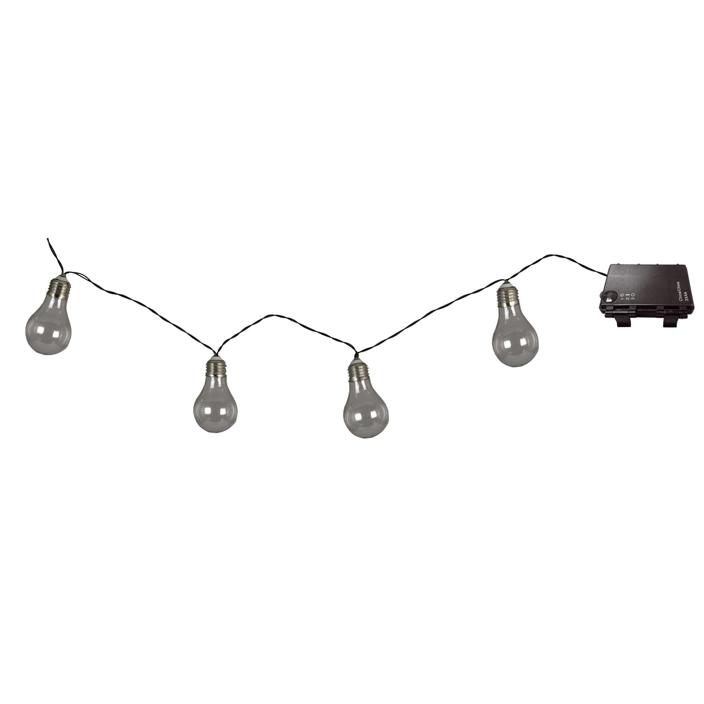 Luxform Decorative White Bulb Garland