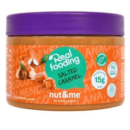 Mandel- und Haselnusscreme mit gesalzenem Karamellgeschmack 250 g Realfooding