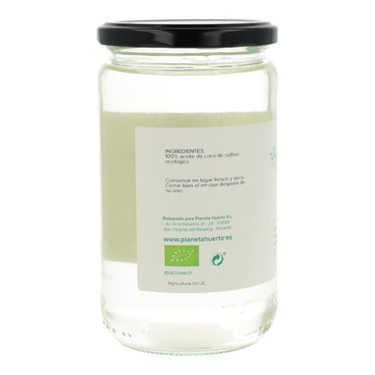 Pack of 6 ECO Planeta Huerto deodorised coconut oil 500 ml