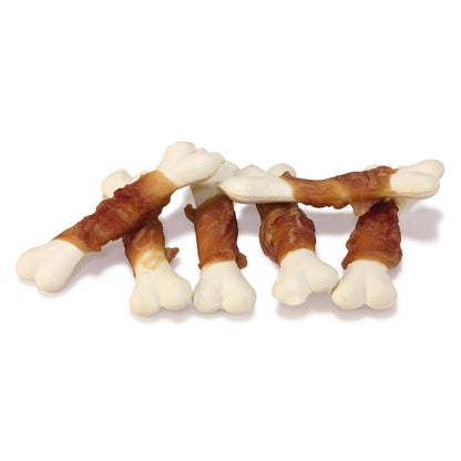 Snack naturale per cani  Ossetti di anatra con calcio Arquivet 100 g