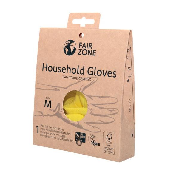 100% Natural Latex Household Gloves FSC Fair Squared size M