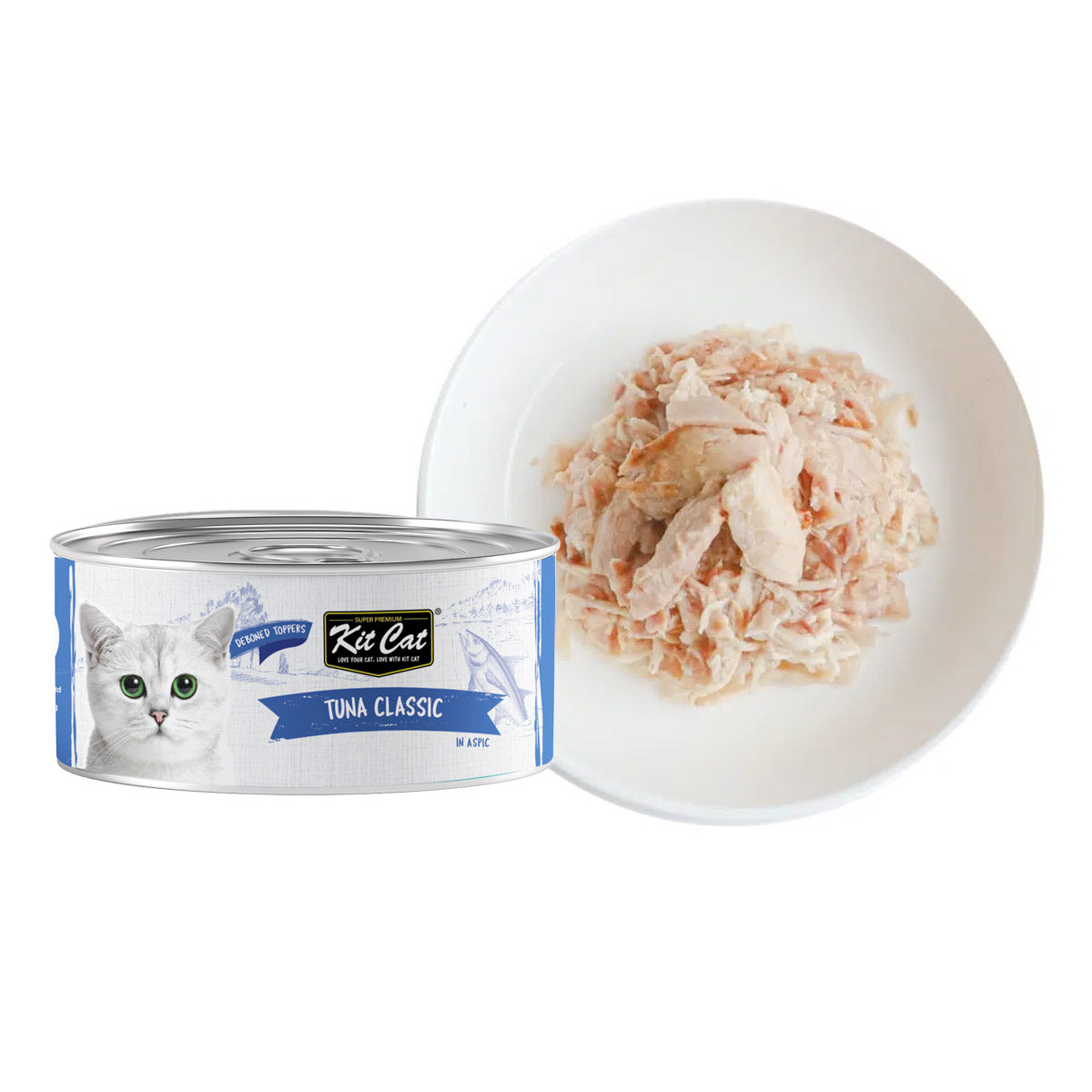 Zestaw Cat Lata Toppers – tuńczyk i katsobushi 80 g Mokra karma dla kotów w galaretce