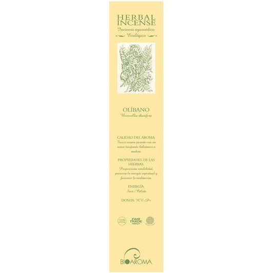 Encens écologique Olíbano Bioaroma, 12 bâtonnets