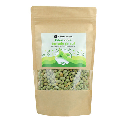 Ongezouten geroosterde groene edamame Planeta Huerto 250gr