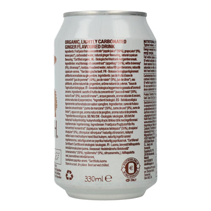 Pack of 6 Whole Earth Ginger Soft Drinks 330 ml