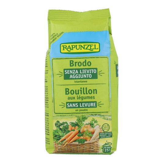 Brodo vegetale senza lievito Brodo Rapunzel 500 g