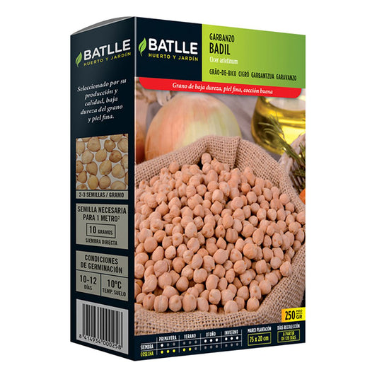Kichererbsensamen Badil 250 g Batlle