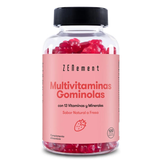 Multivitamin gummies, natural strawberry flavour, 120 gummies