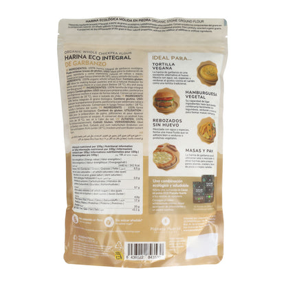 Wholemeal Chickpea Flour Eco Planeta Huerto 800 g