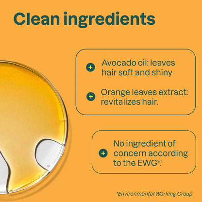 Super leaves Odżywka do włosów Odżywia i rewitalizuje Liście pomarańczy Attitude 240 ml