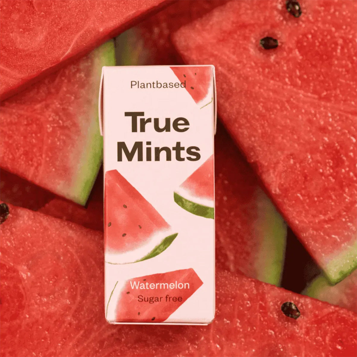 Plastfria karameller med smaken vattenmelon 13 g