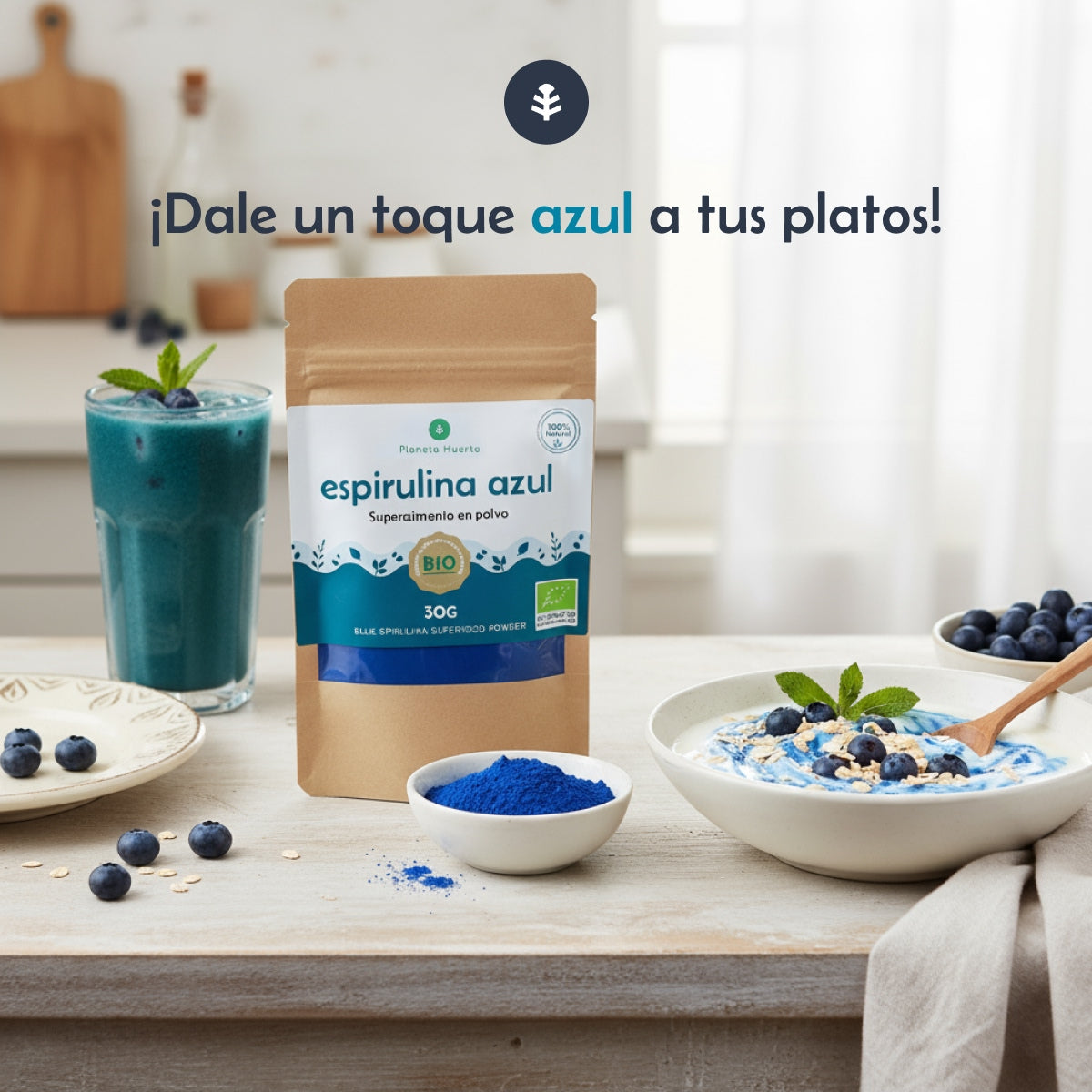 Blue Spirulina Planeta Huerto 30gr