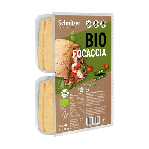 Schnitzer gluten-free focaccia rolls 220 g