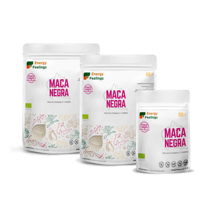 ECO svart maca i pulverform Energy Feelings 200 g