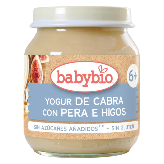 Petit pot de yaourt de chèvre à la poire et à la figue Babybio 130 g