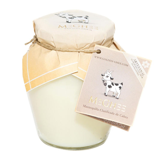 MeGhee Ghee z masła koziego Bio Cabra Golden Ghee 370 ml
