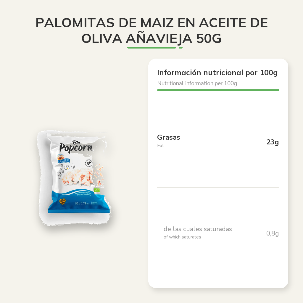 Información nutricional