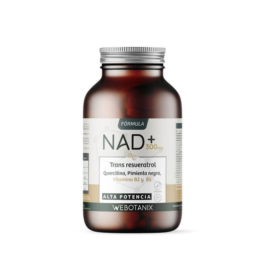 NAD+ 300 mg Trans Resveratrol WEBOTANIX 60 capsules